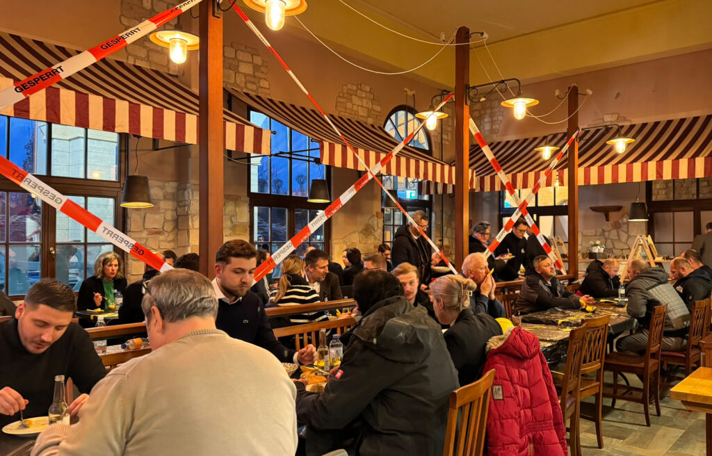 Themenbuffet zur Gleichenfeier im Römer-Restaurant im Familypark.