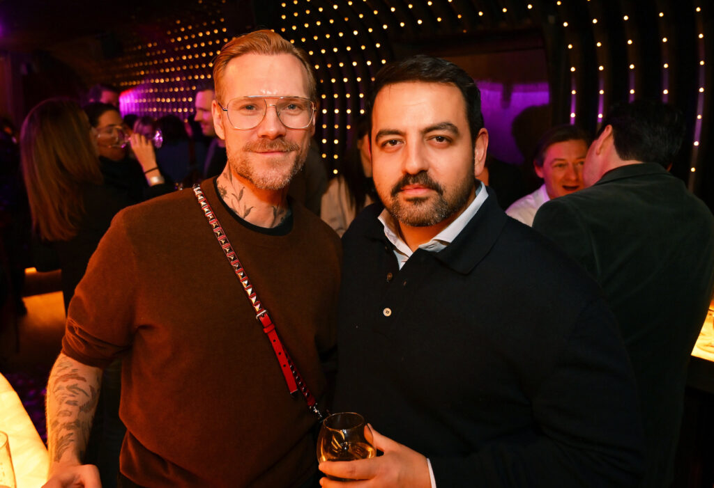 Thomas Kirchgrabner und Ali Pasha Ilkhanipour bei der Kleinod am Ring Eröffnung.
